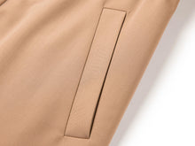 hooded trench coat | Beige