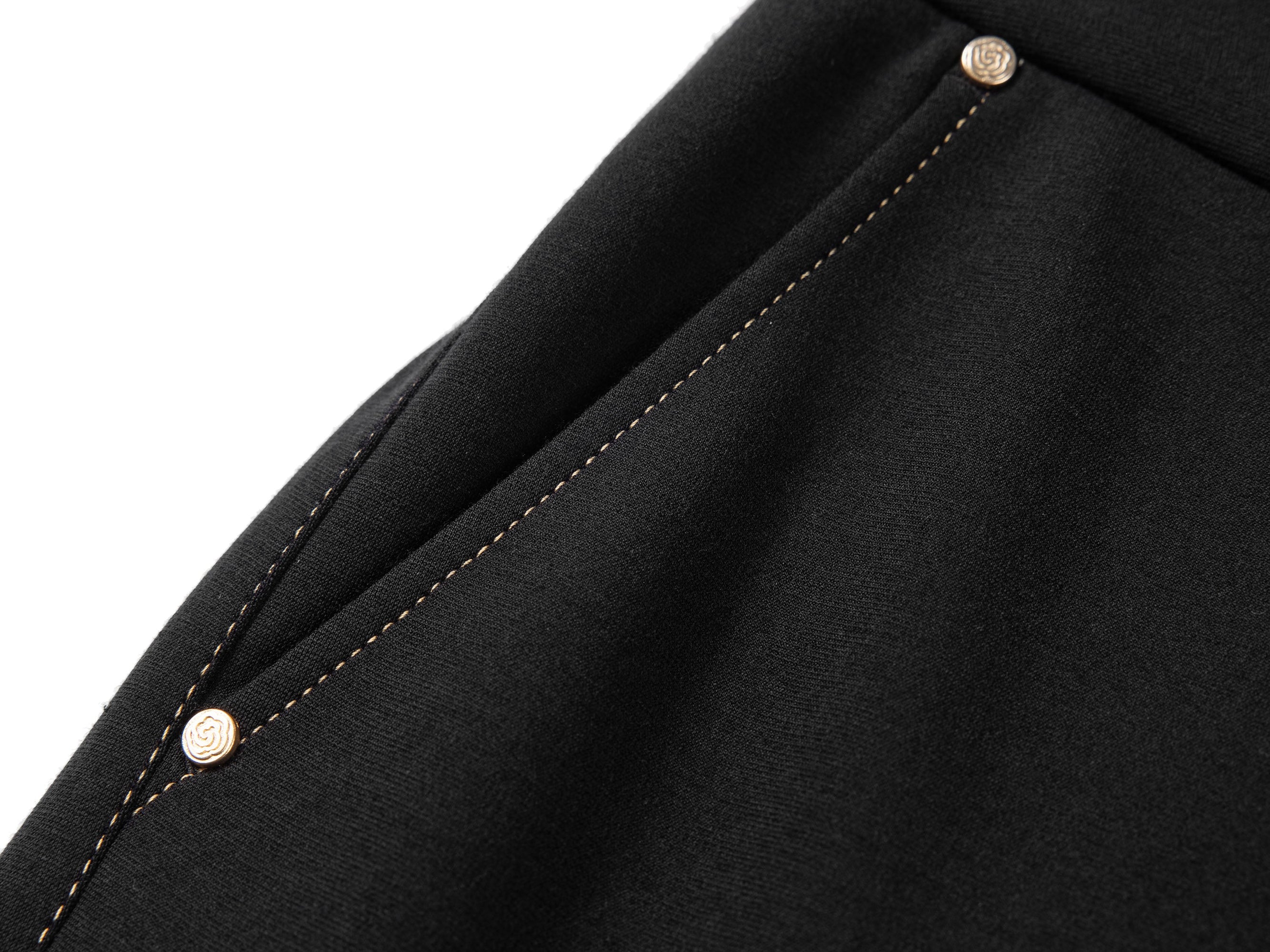Straight Leg Trouser | Black