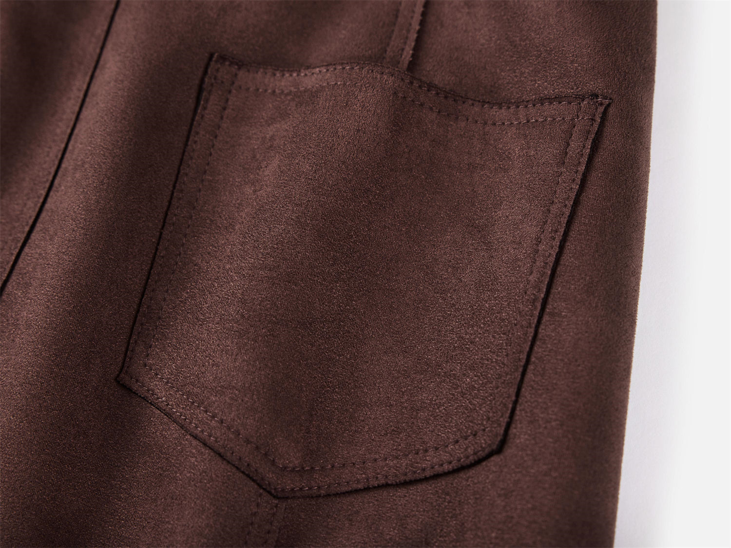 Pocket Style Maxi Skirt | Brown