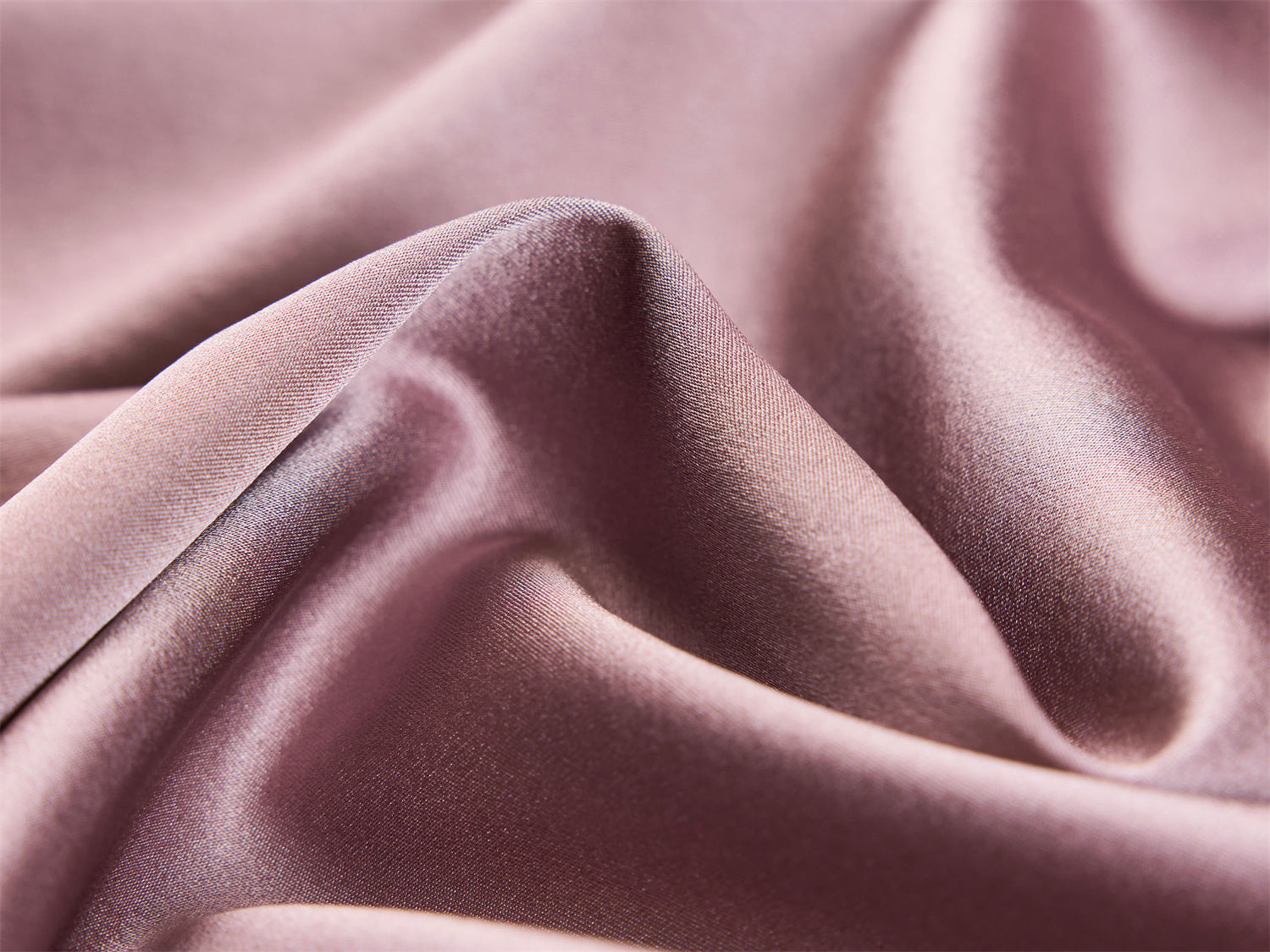 Heavy Silk Satin Ribbons Shirt | Purple