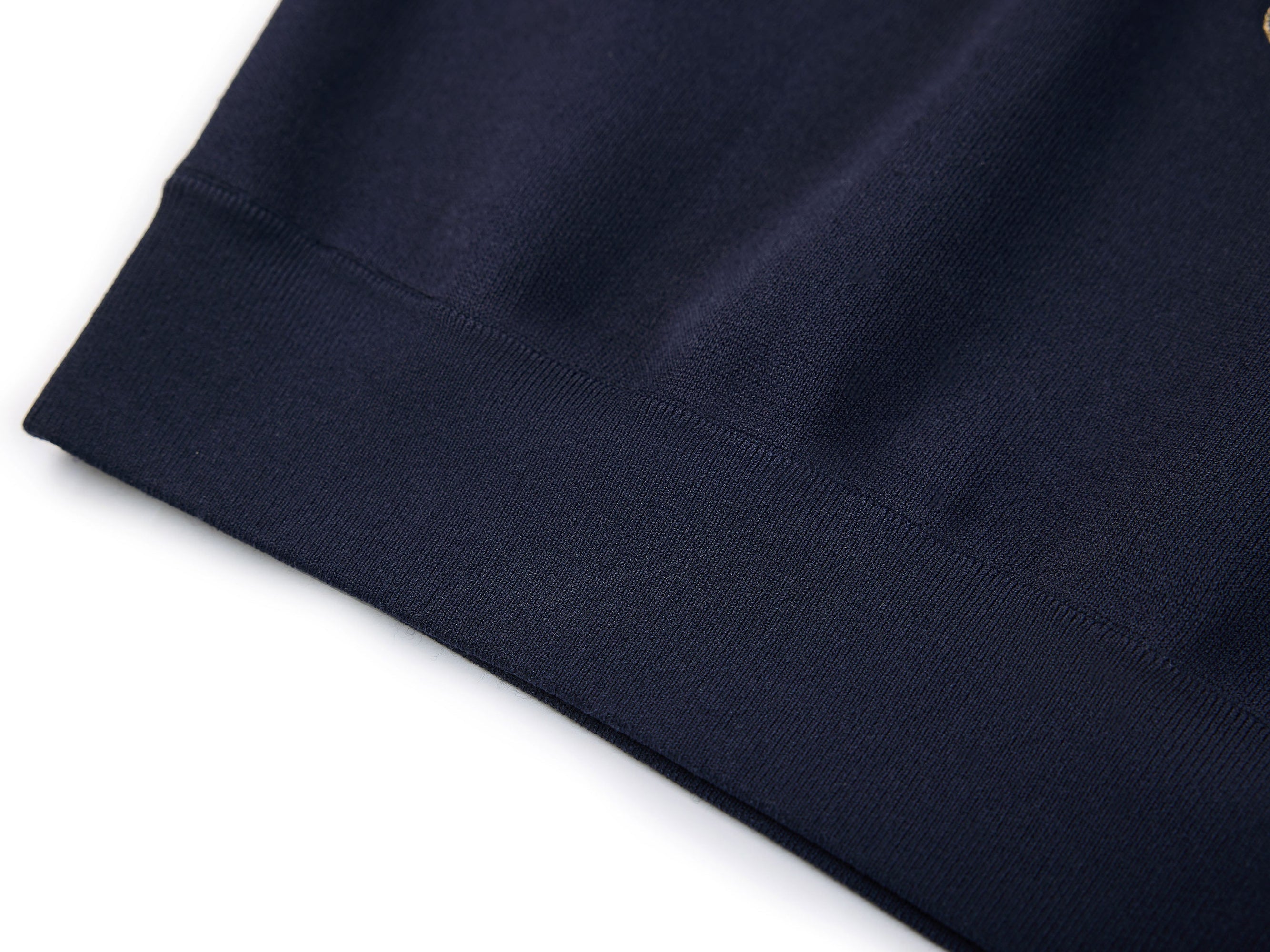 Hoodie with Embroidery | Navy