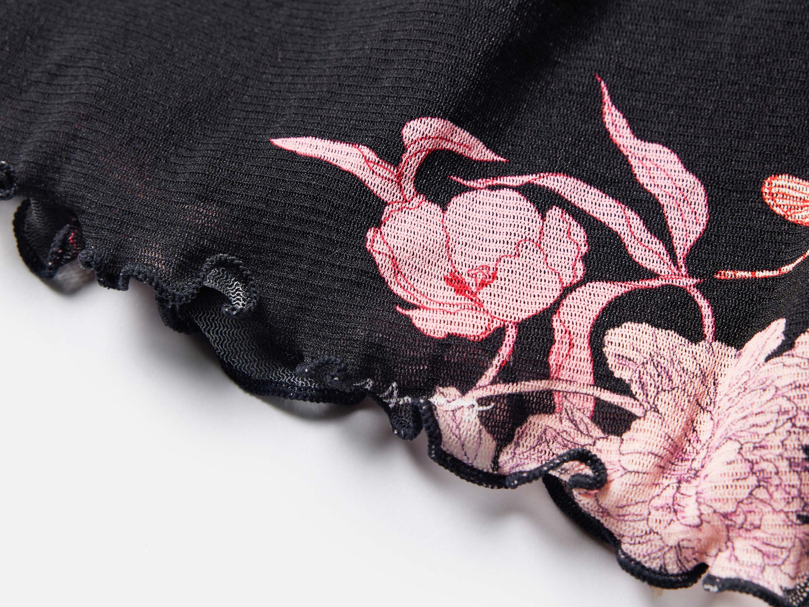 Floral Midi Dress | Black