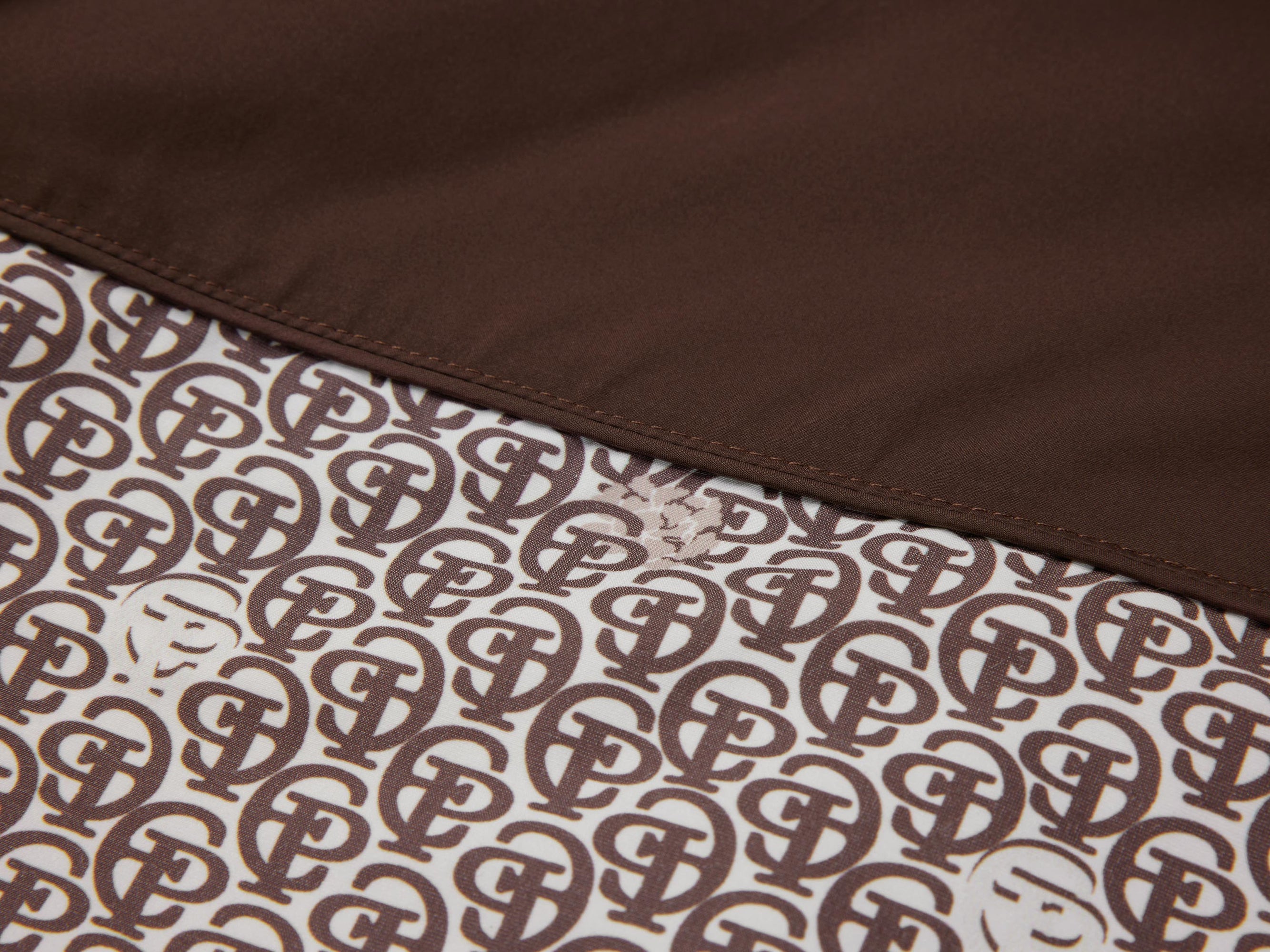 High V-Neck Jacket | Brown