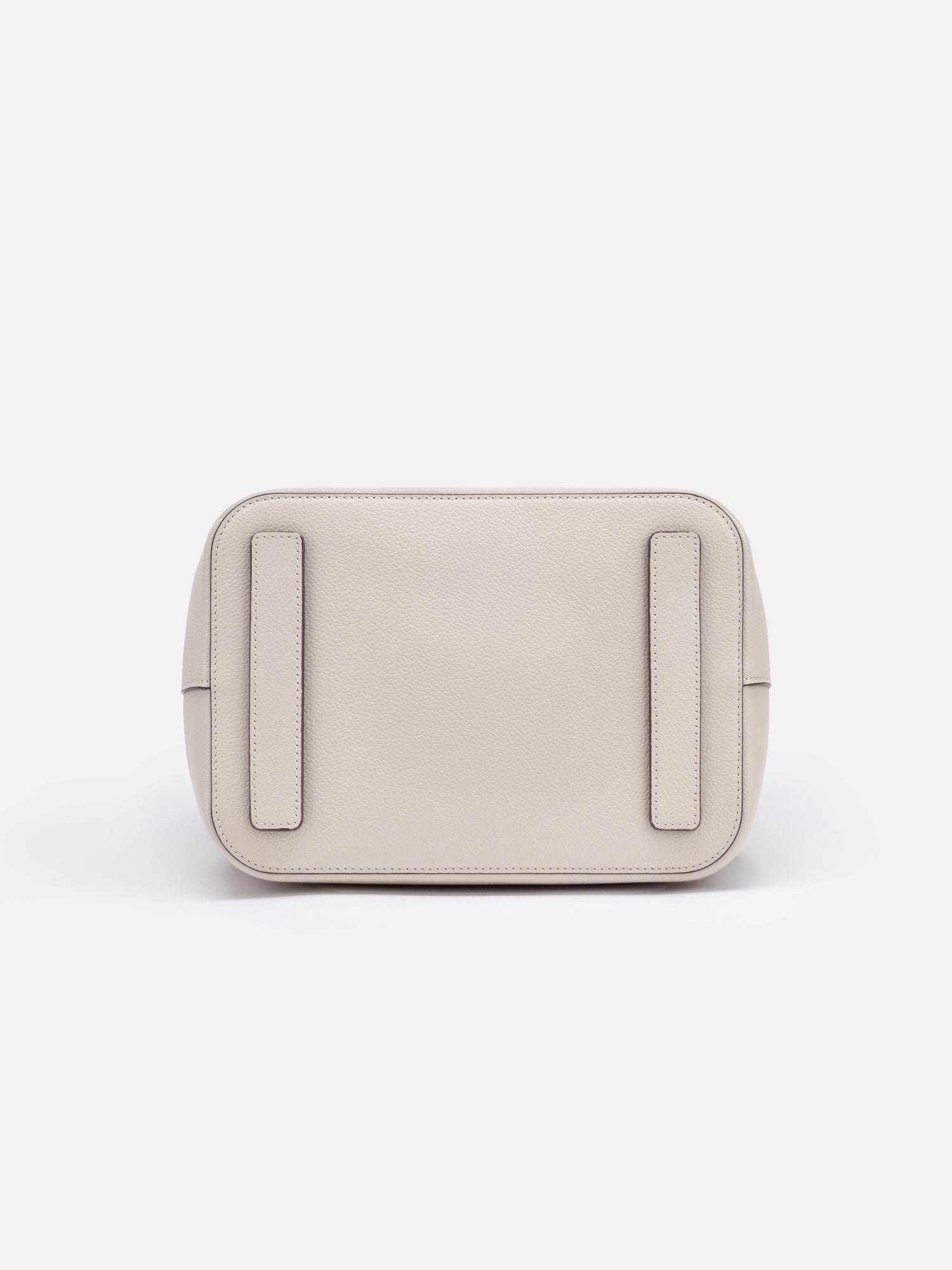 Lucky Woven Bucket Soft Bag | White