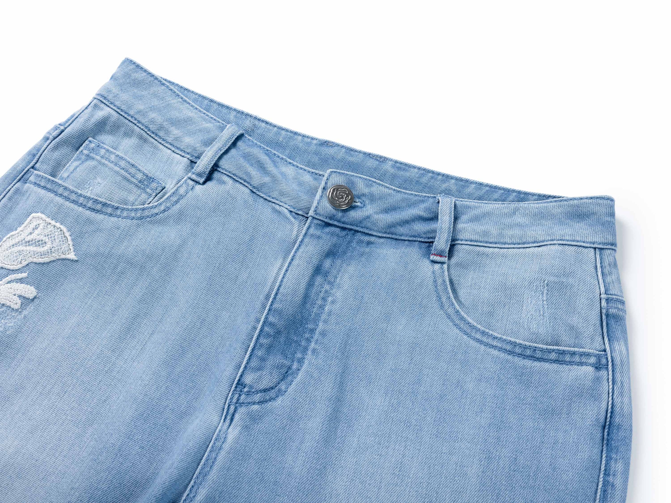 Straight Leg Jeans | Blue