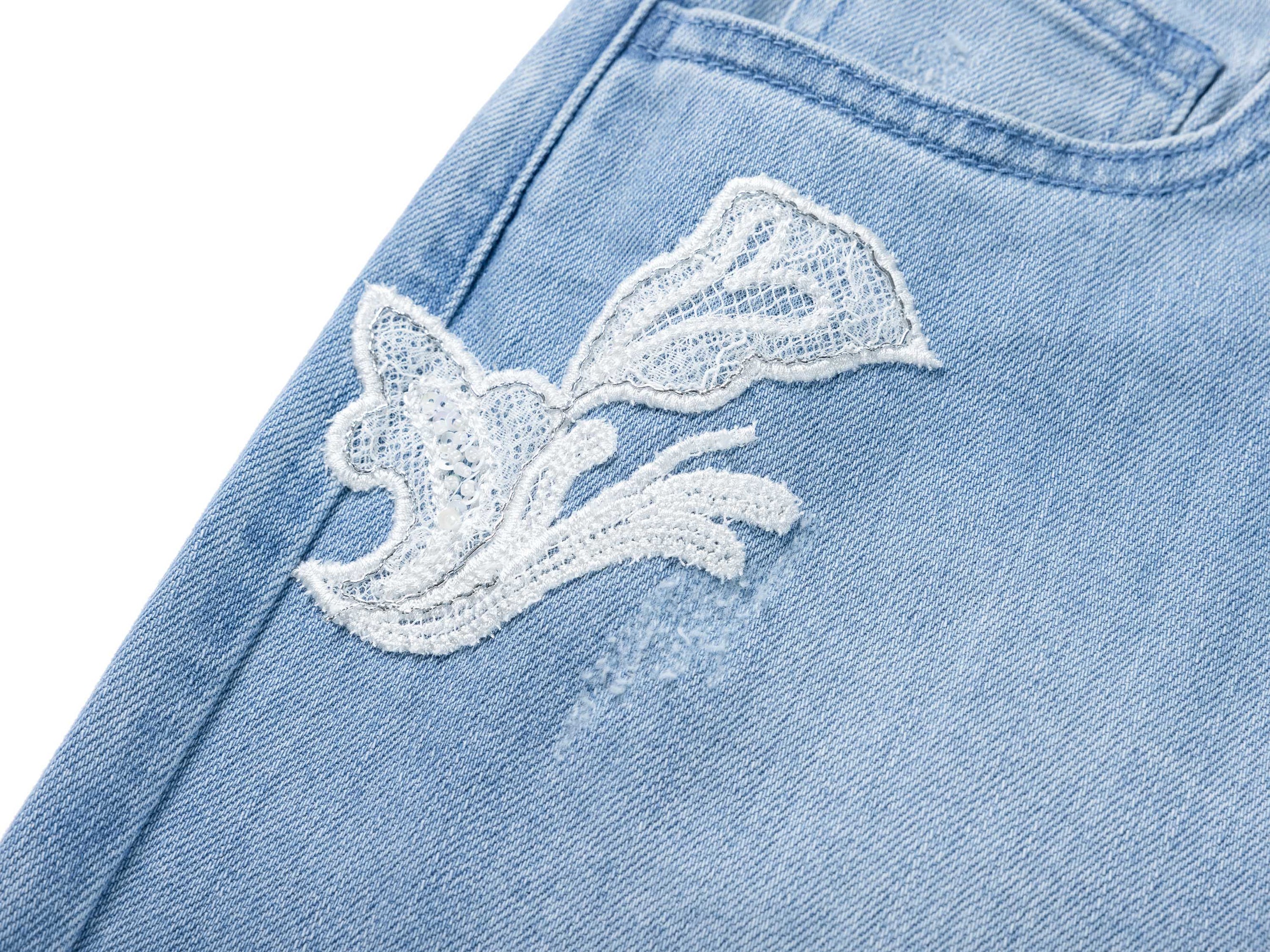 Straight Leg Jeans | Blue