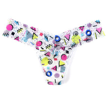 Signature Lace Low Rise Thong - II | White/Multi