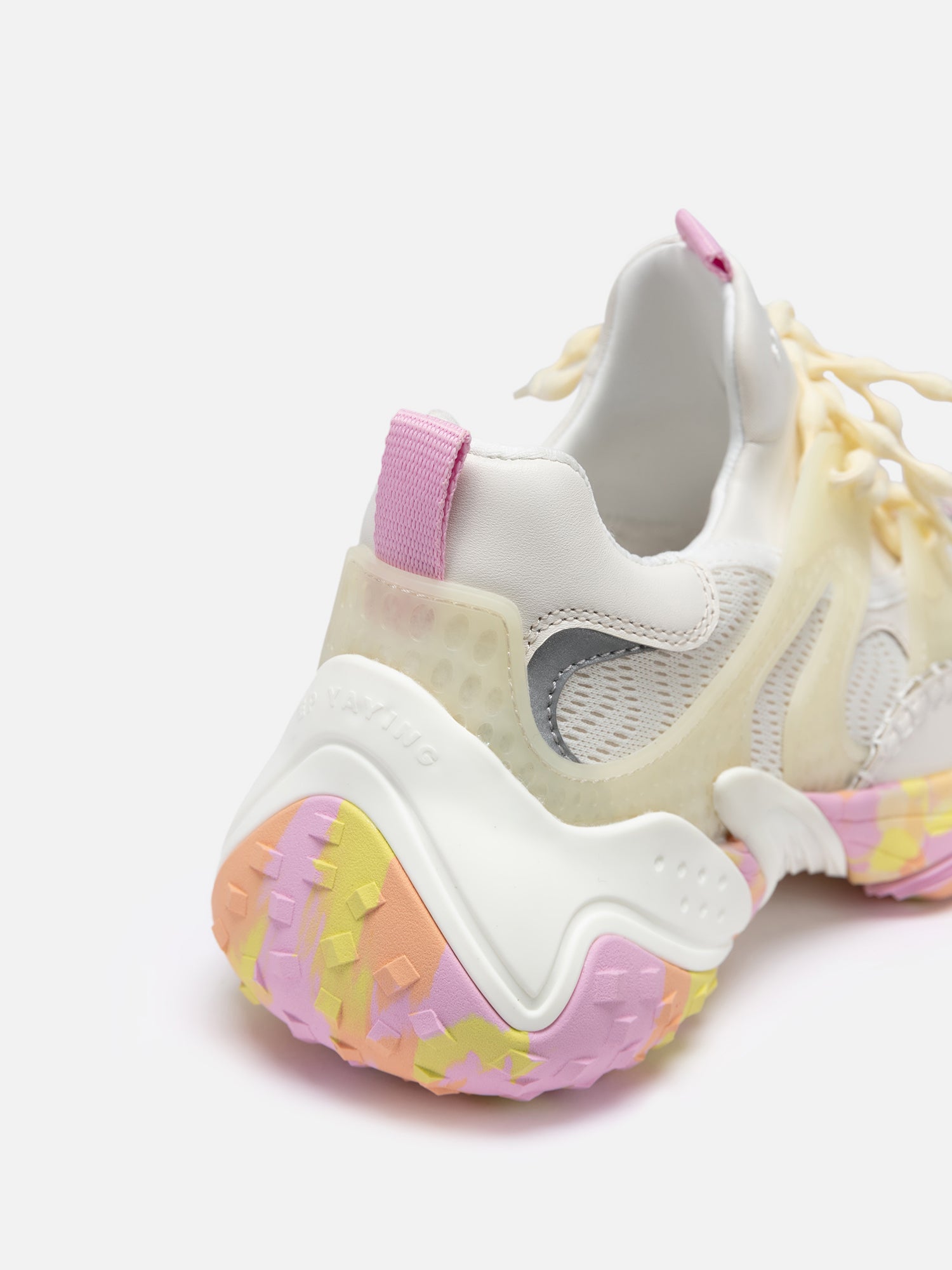 Light Colorful Running Shoes | Beige