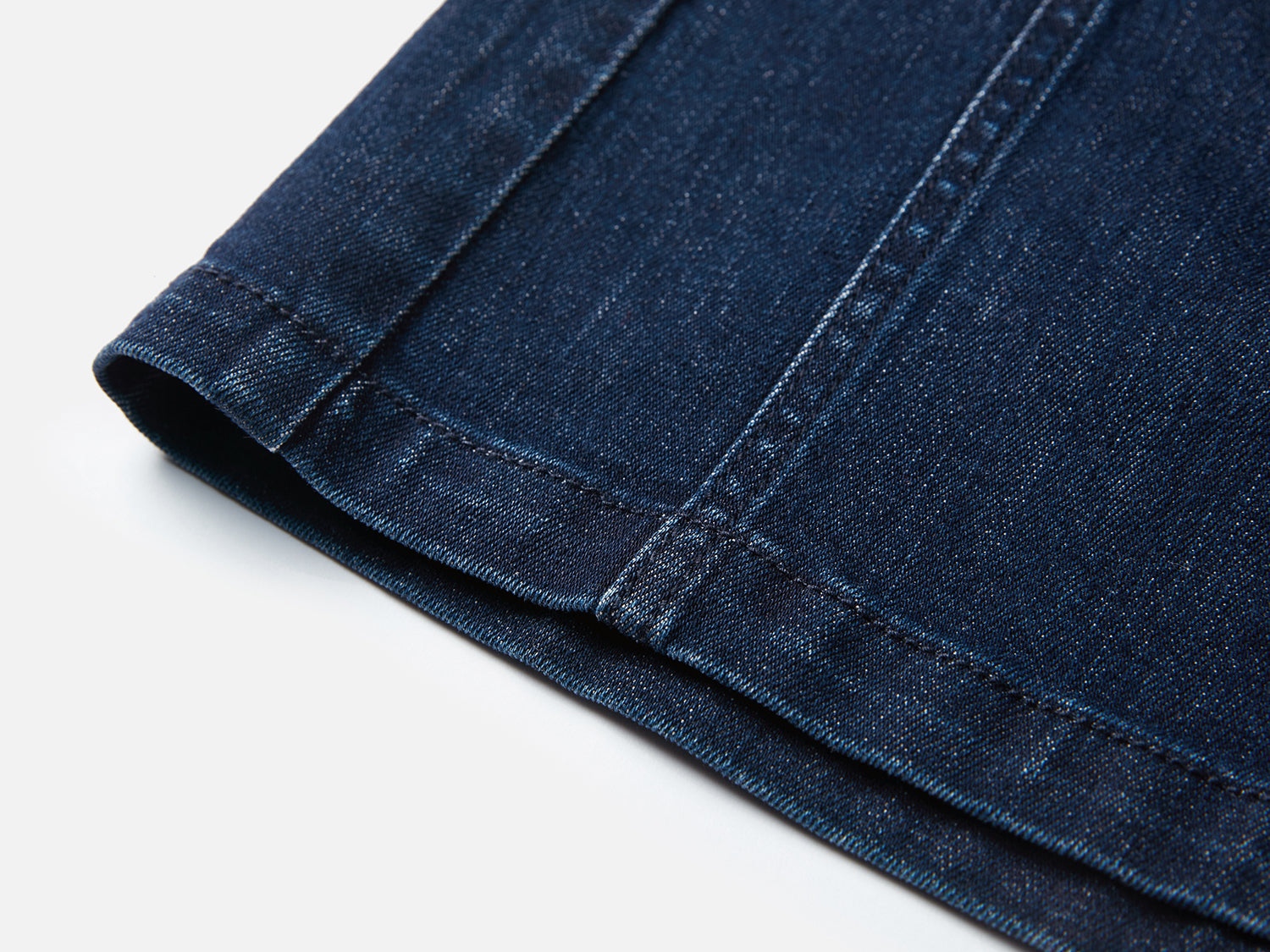 Straight Denim Skirt | Navy
