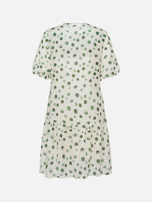 Silk Chiffon Dress | Green