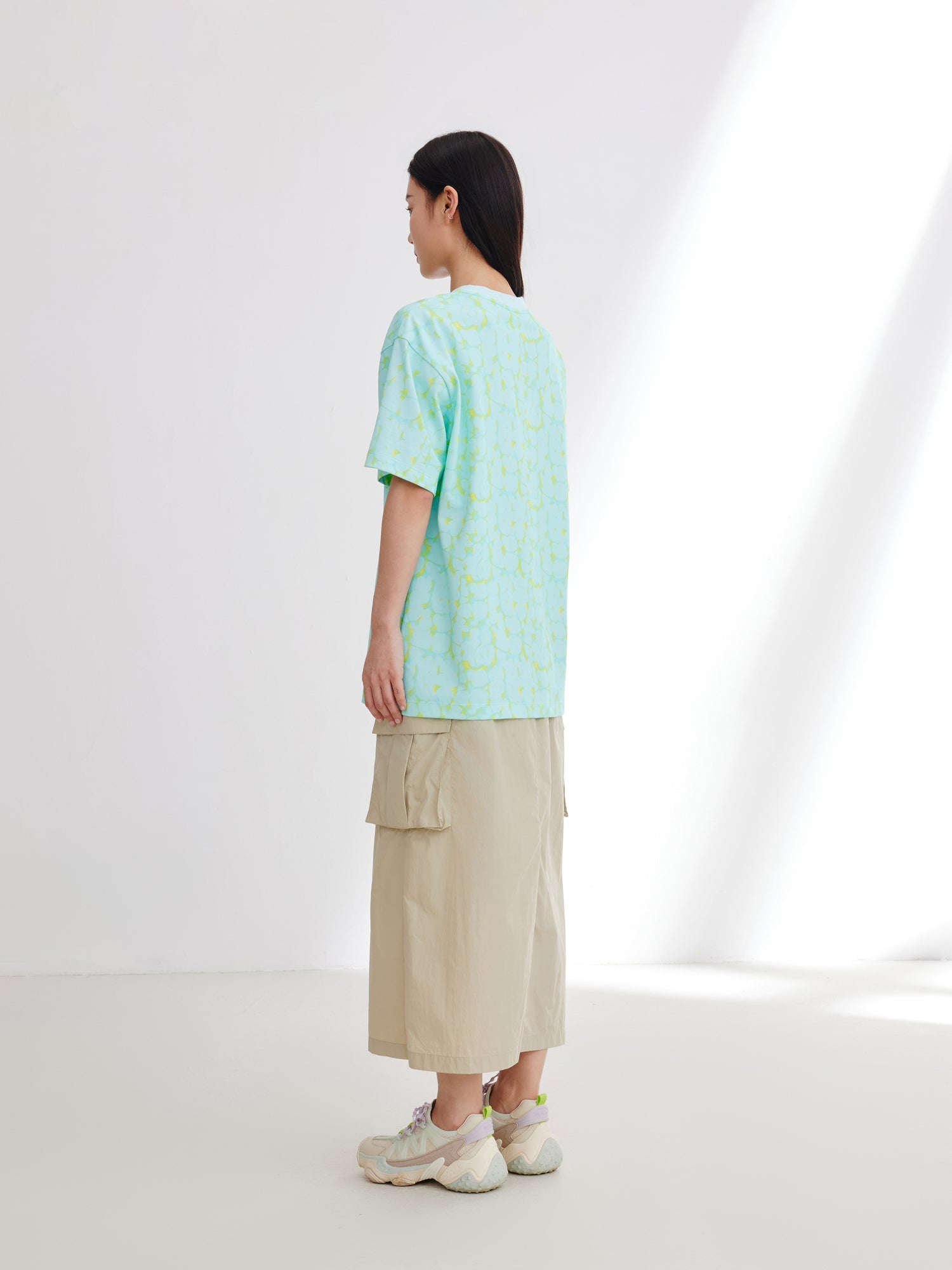 Oversize Printed T-shirt | Green