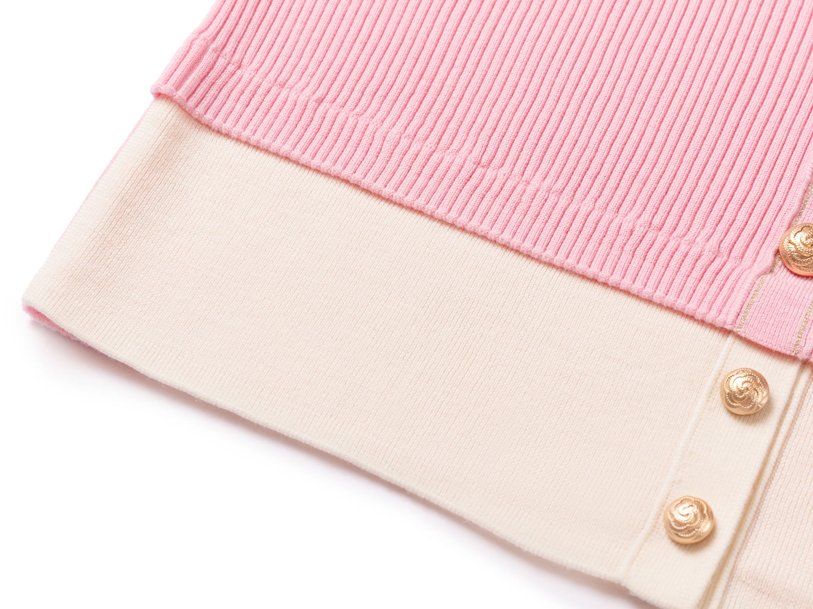 Merino Wool Knit Sweater | Pink