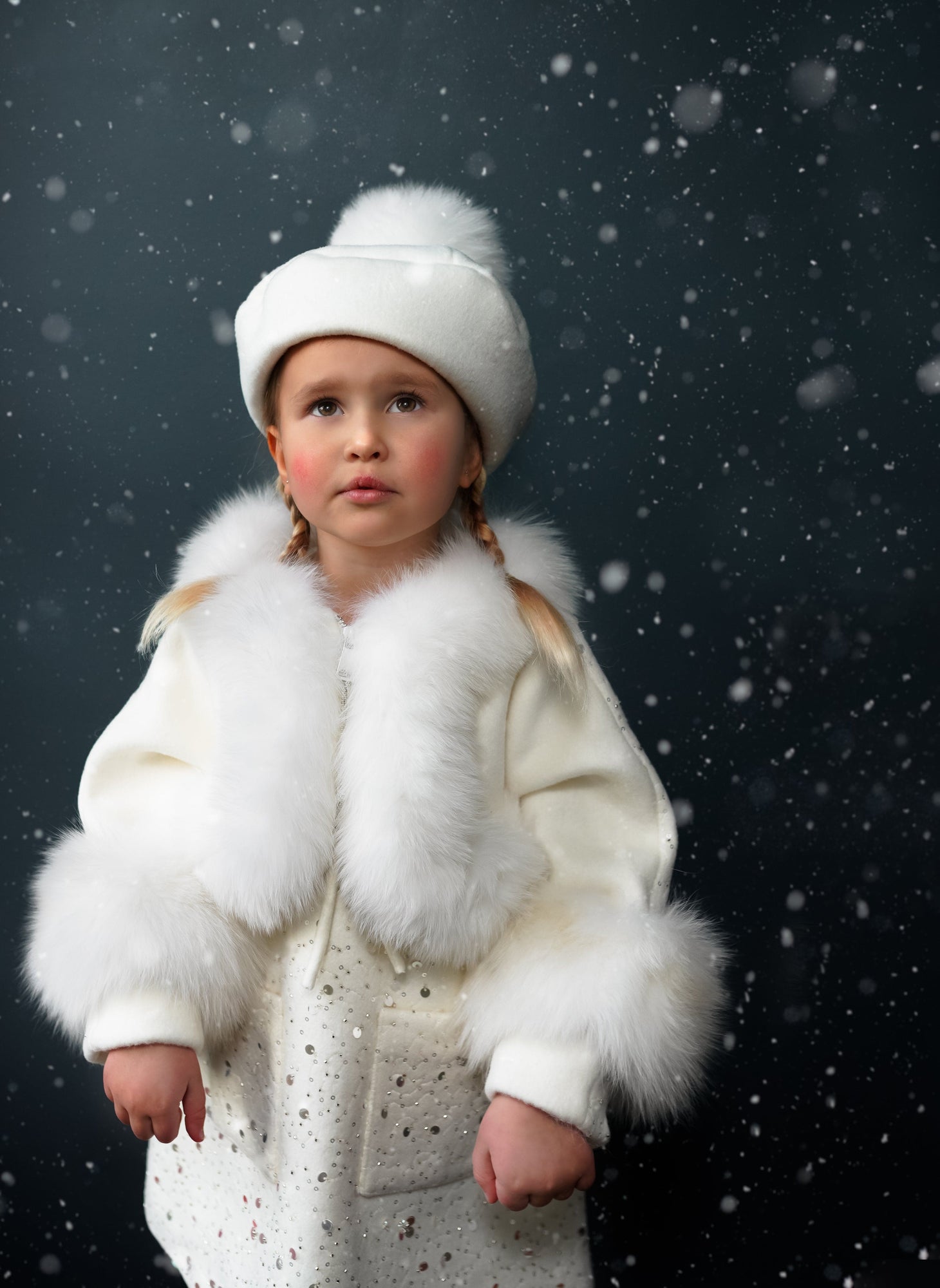 Baby Girls | Marshmallow Wool Coat | Beige