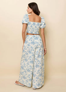 Twyla Pant French Blue / Brule Toile - Solid & Striped