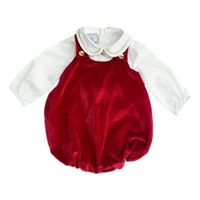 Baby Boys | Victor Ceremony Romper and Shirt | White x Red