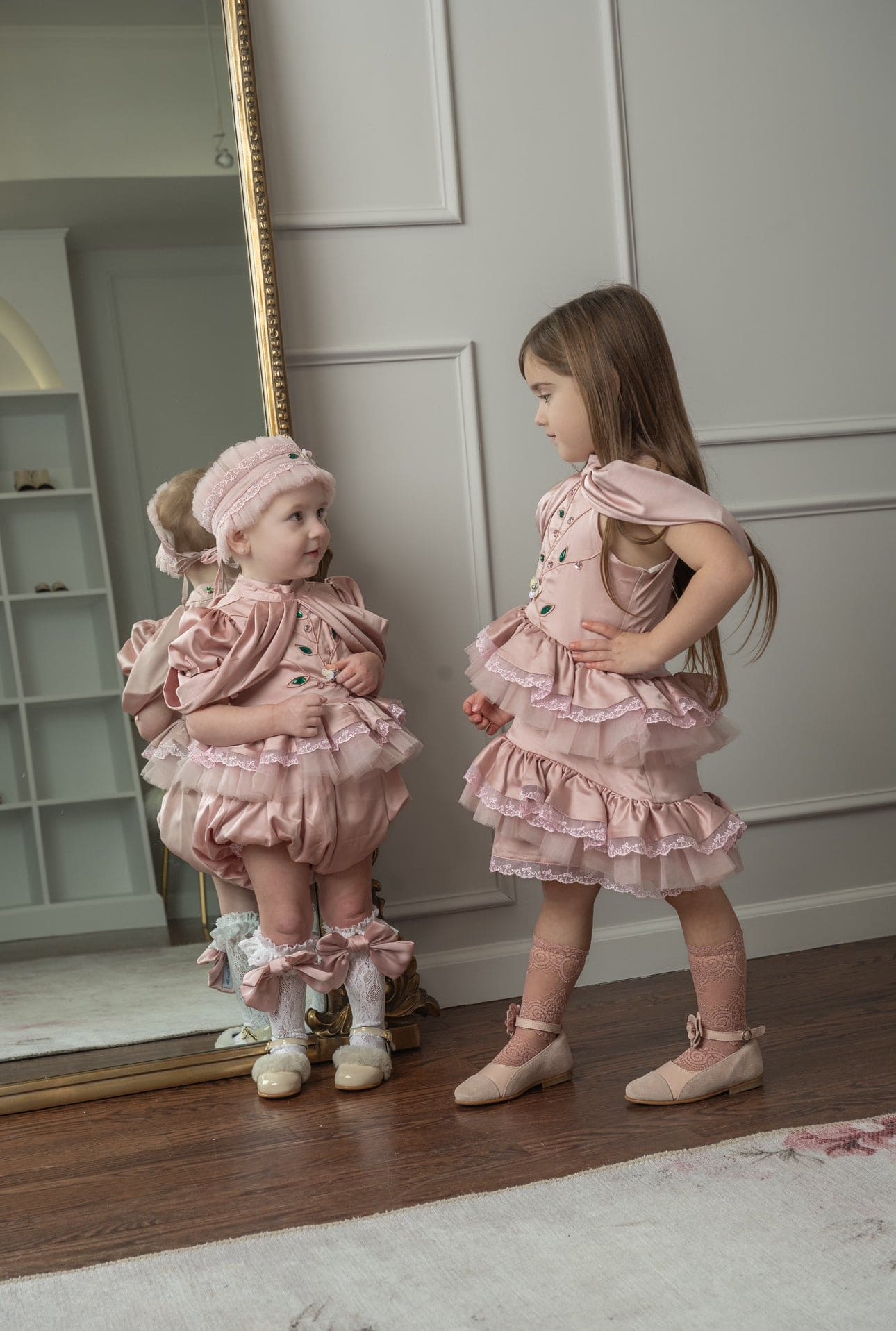 Baby Girls | Satin Ballerina Dress | Pink