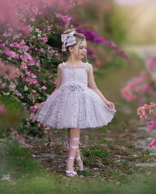 Ariel Rhinestone and Tulle Hair Bow | White