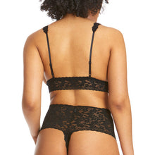 Retro Half-Cup Bralette | Black
