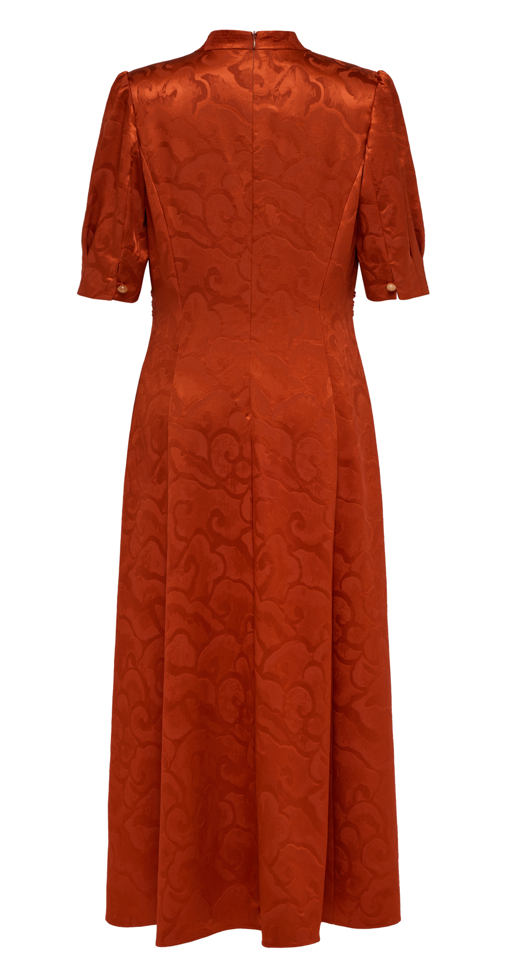Mulberry Silk Dress | Orange