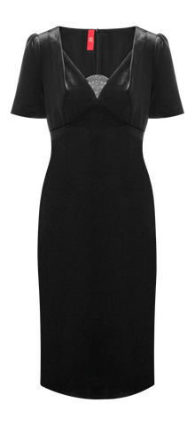 Acetic Acid Blend Dress | Black