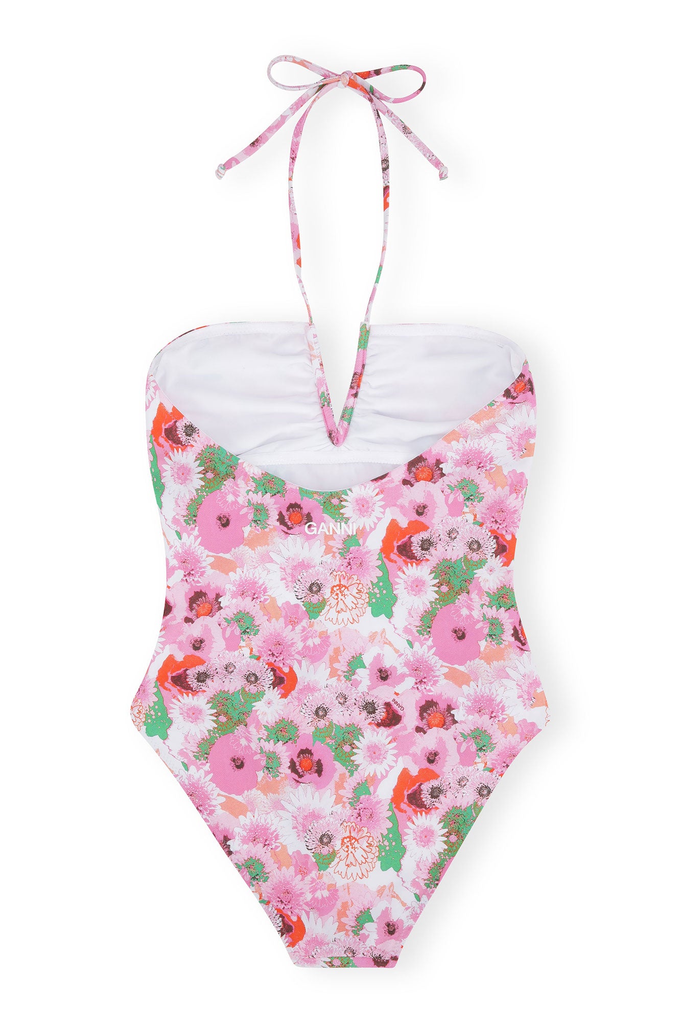 Recycled Printed V-String Swimsuit | Sugar Plum