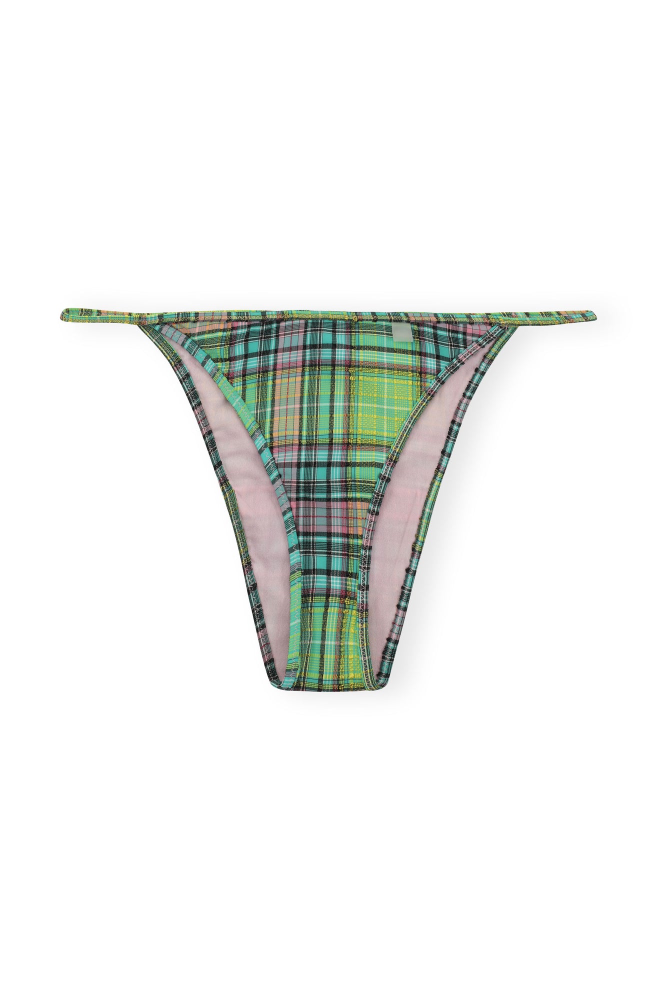 Recycled Seersucker Mini Brief | Lagoon