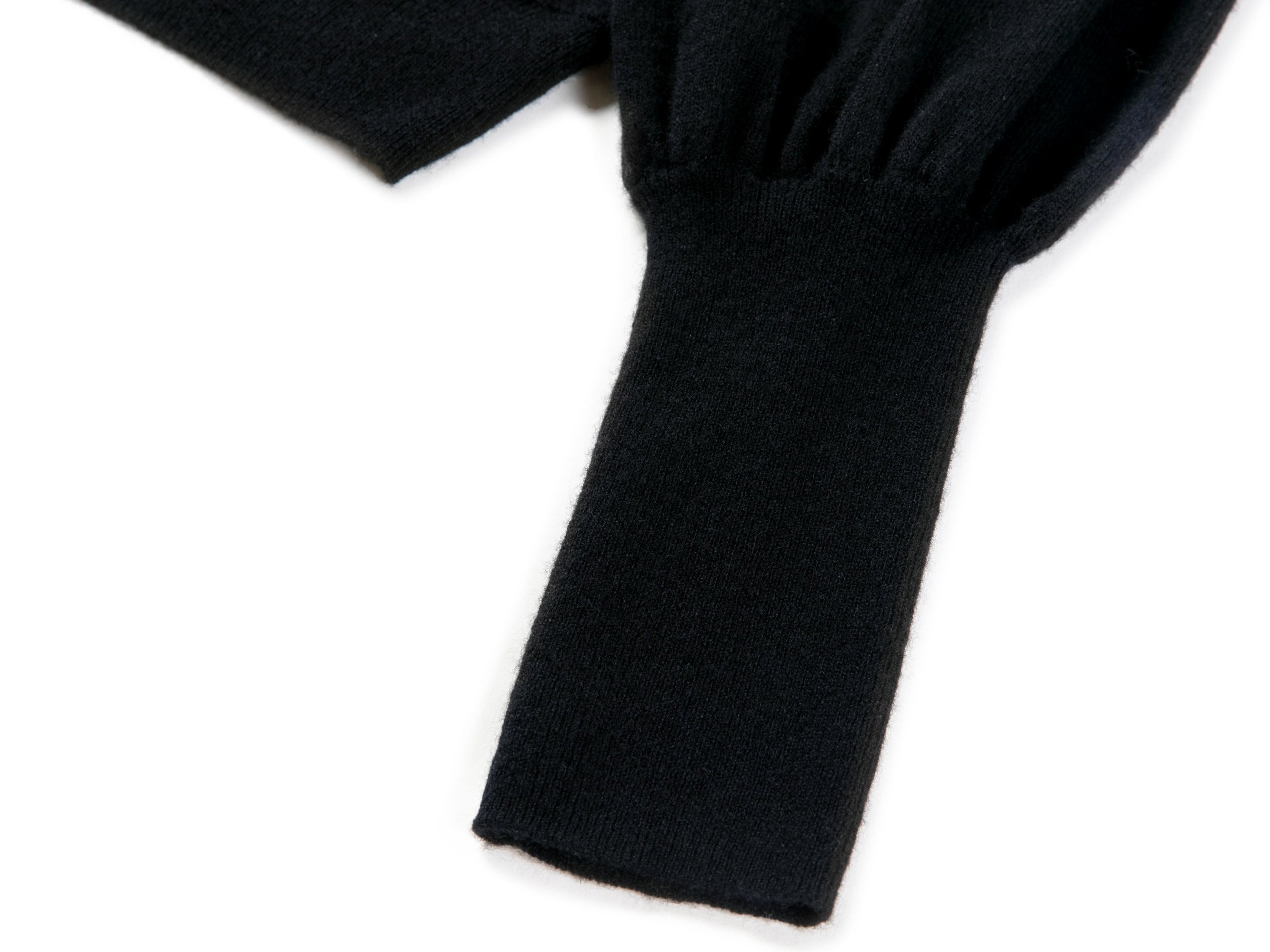 Airy-Light Cashmere Cardigan | Black