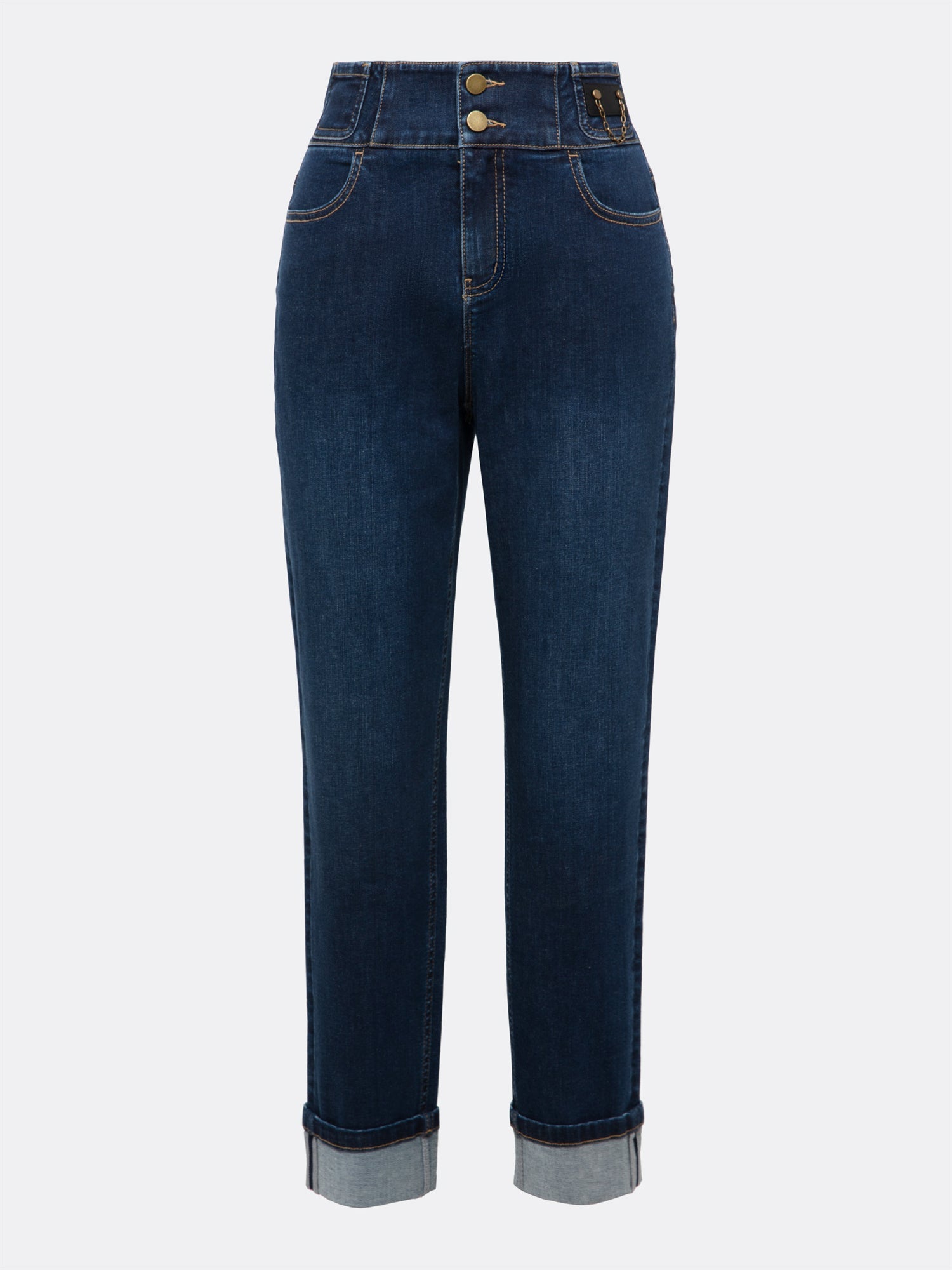 Straight Leg Pants | Blue