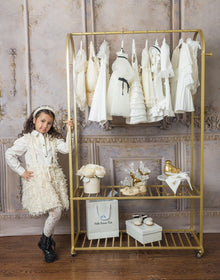 Baby Girls | Ivanna Blouse and Skirt Set | Ivory