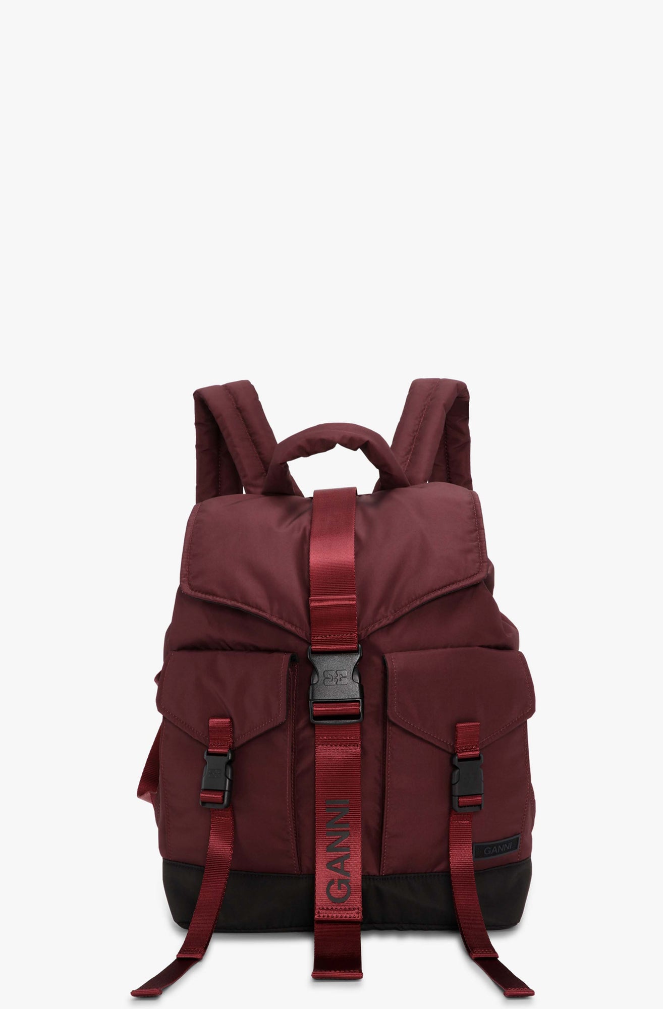 Recycled Tech Backpack | Dark Burgundy