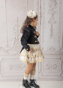Girls | Charlie Velour Jacket | Black
