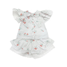 Baby Girls | Tulip Cotton Blouse and Shorts Set | White