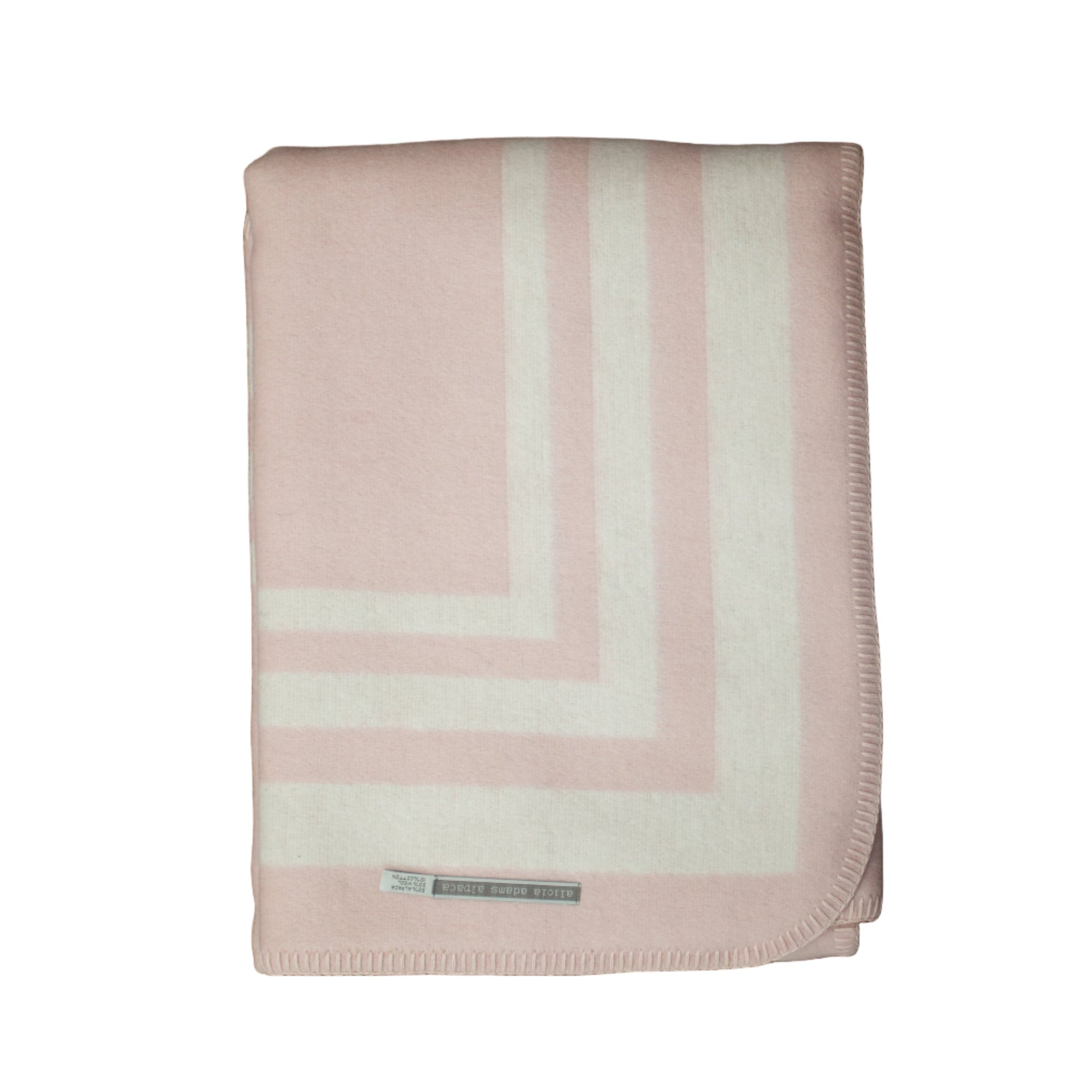 Montauk Throw | Pink Powder/Ivory