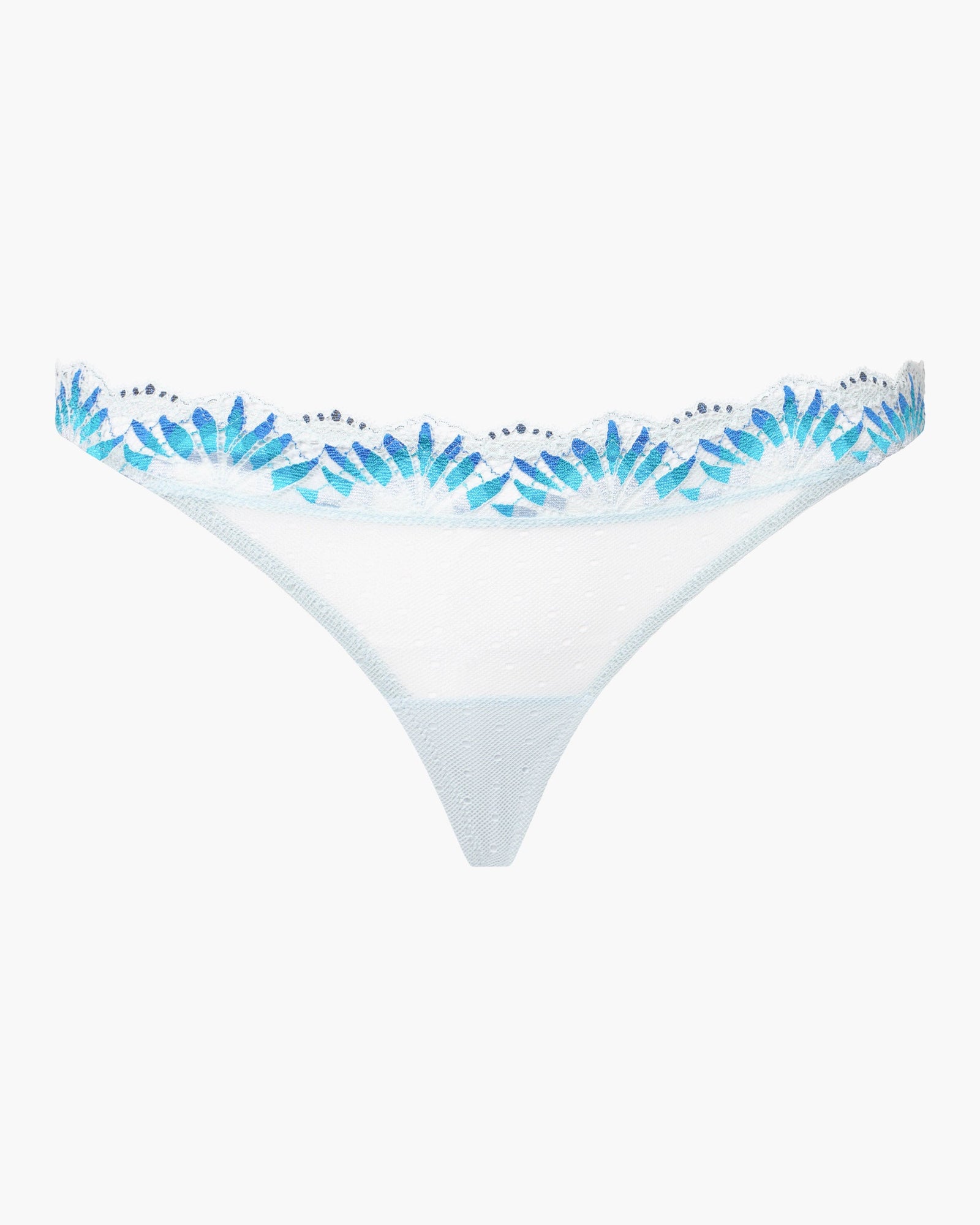 Blue Thong - Amalia Low Rise Thong