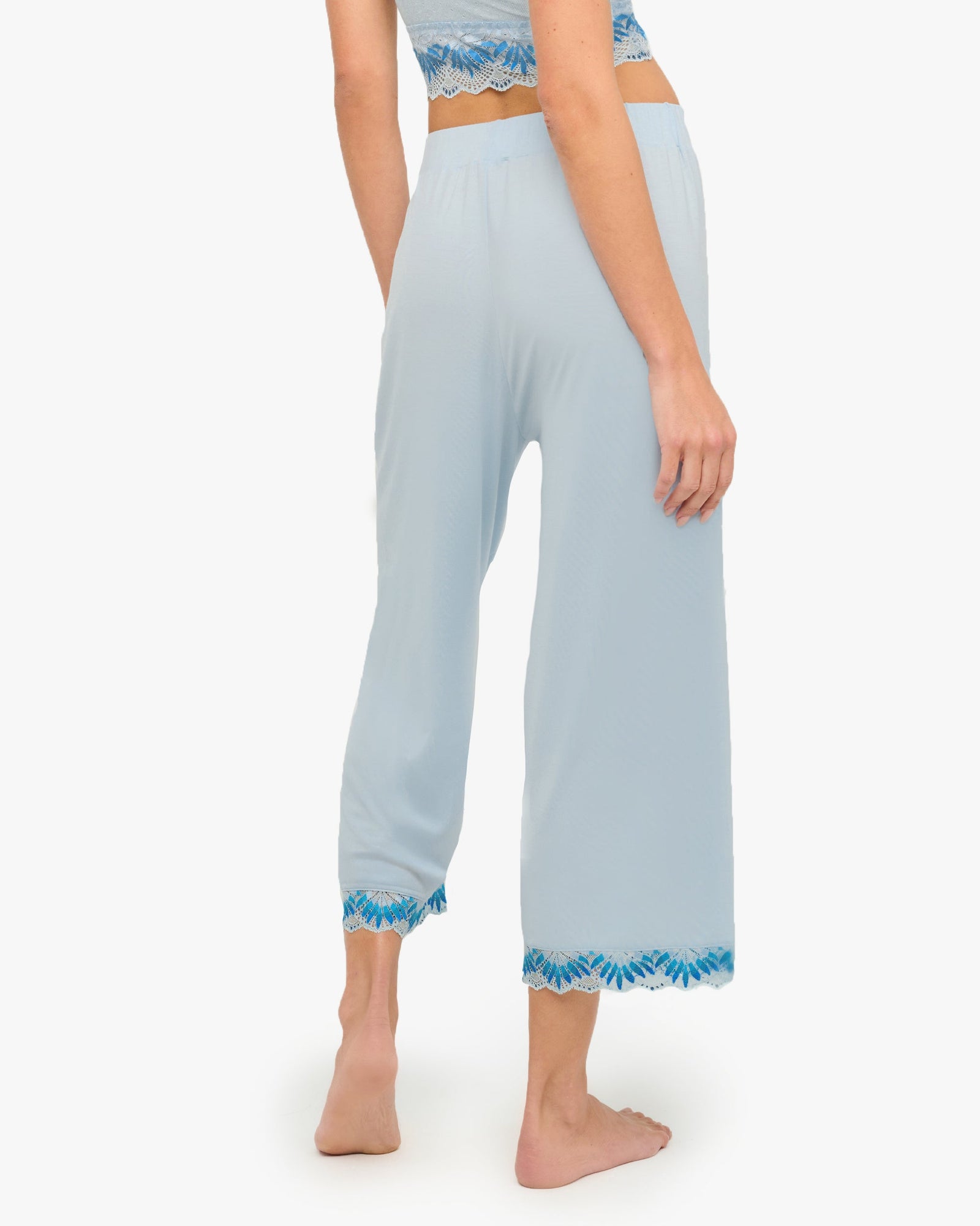 Blue Pant - Amalia Modal Crop Pant