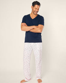 Men's Twill Pajama Pant in Coastal Charms in Coastal Charms#Color_Coastal Charms
