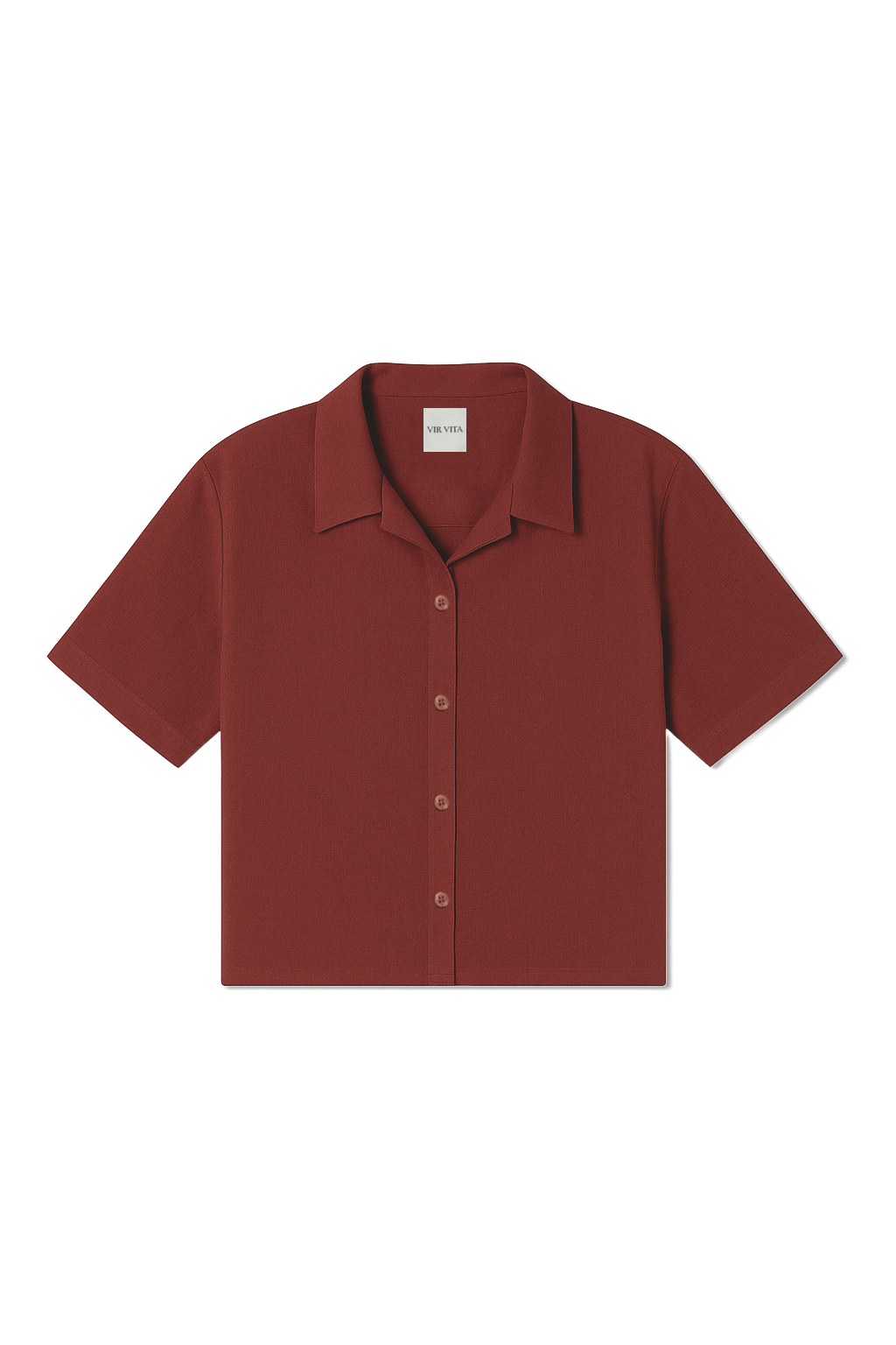 Anais Linen Shirt | Tomato