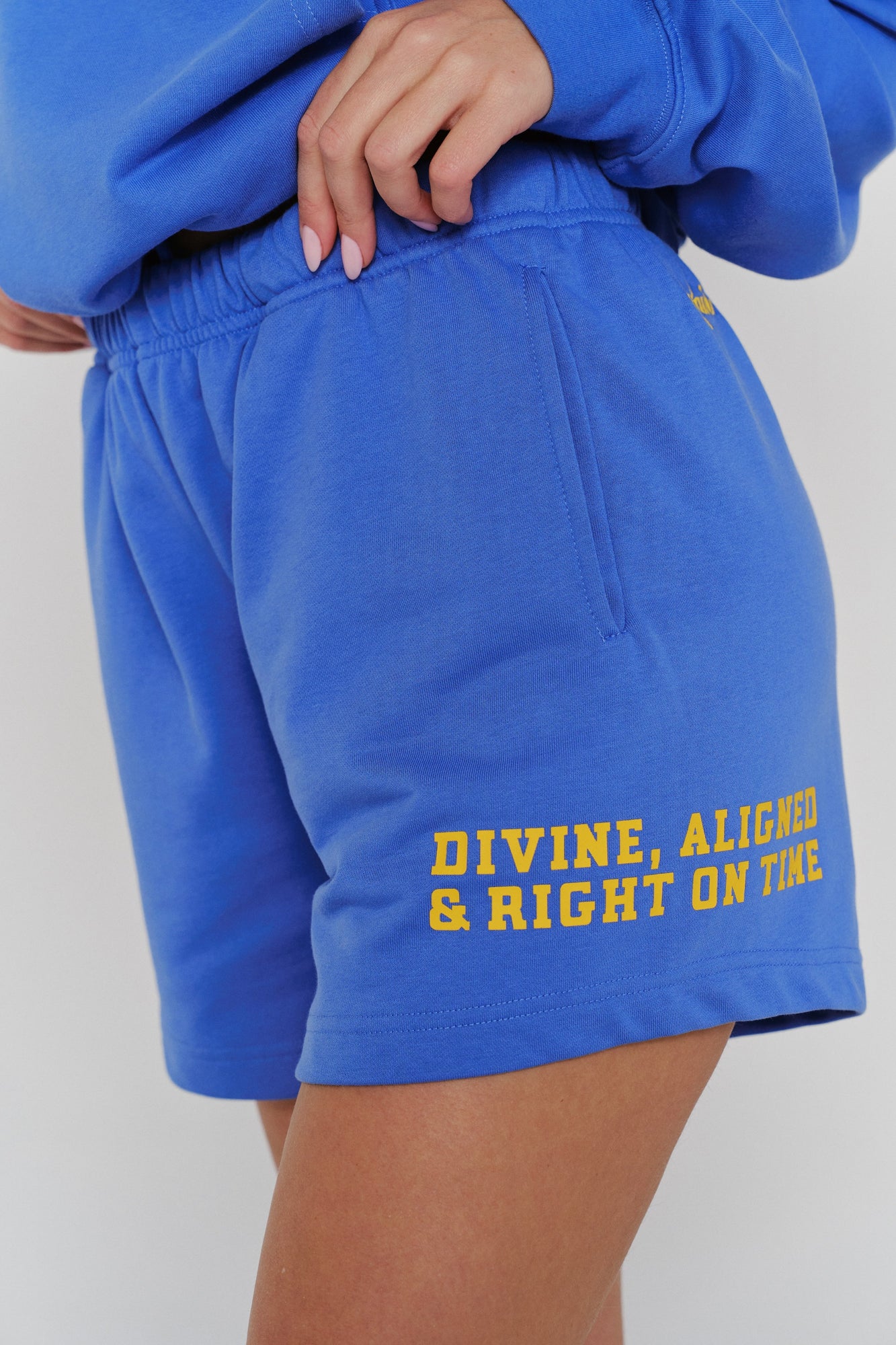 Angel Track Sweatshorts | Vintage Cobalt