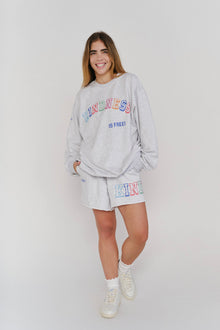 Kindness is Free Sweatshorts | Grey