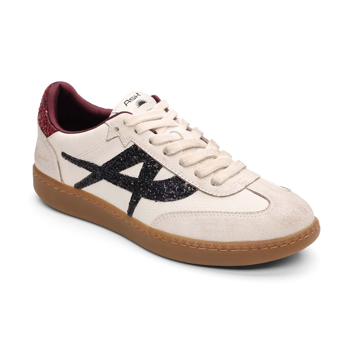 Beige-White/White/Black/Garnet