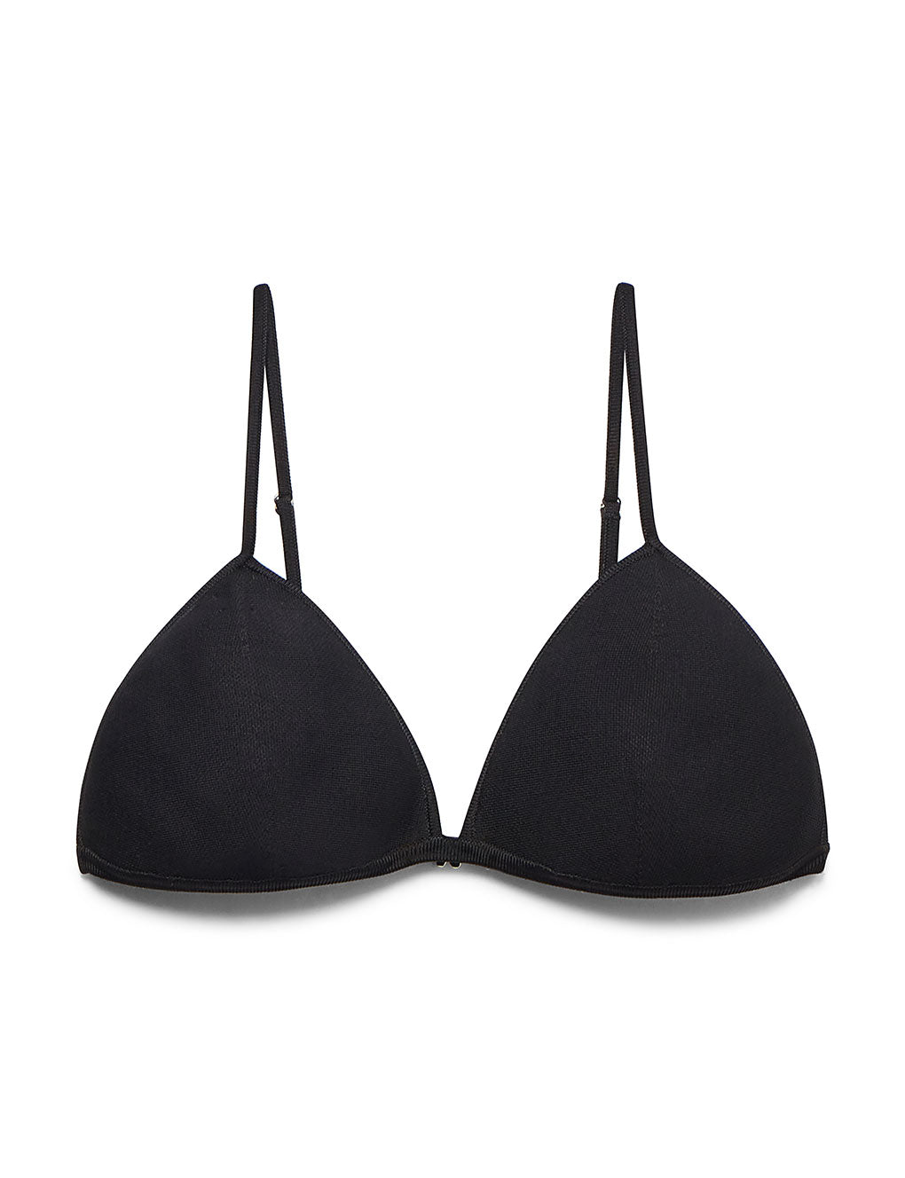 Womens | The Knit Triangle Bra | Black