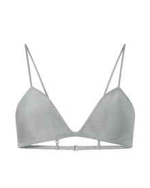 Womens | The Knit Bra | Steel