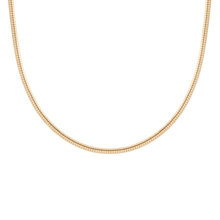 Omega Chain Necklace Vermeil Yellow Gold 4mm First