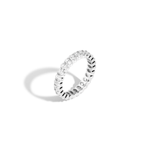 Oval Diamond Eternity Ring 14k 18k White Gold First Lab-grown Natural First