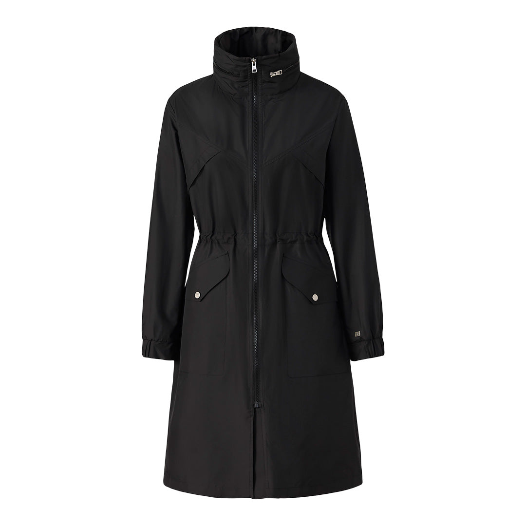 Azarya Packable Utility Coat | Black