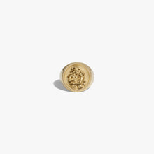 Awe Inspired Rings 14K Gold Vermeil / 9 Achilles Signet Ring