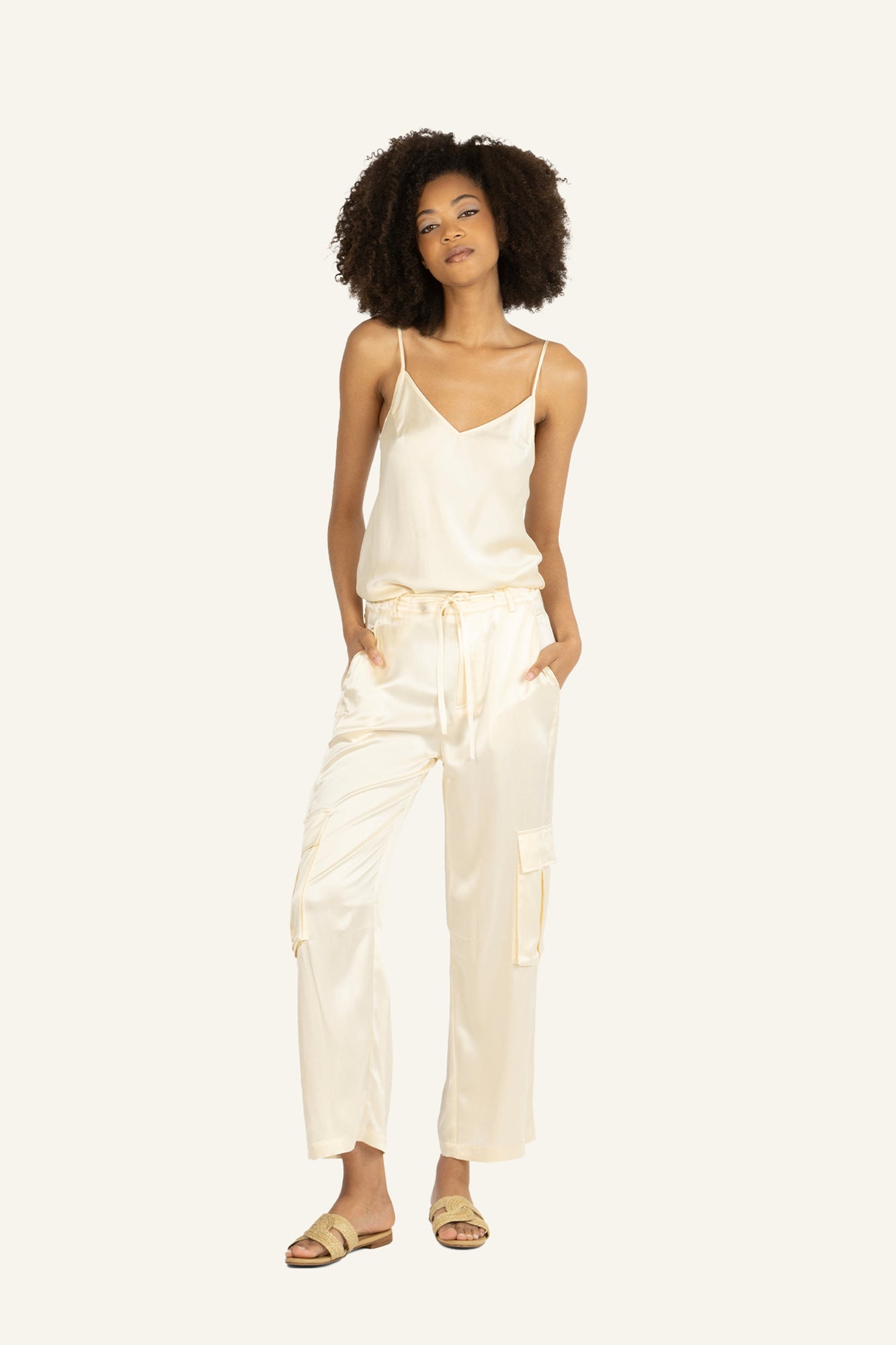 Adina Cami Top | Vintage Creme