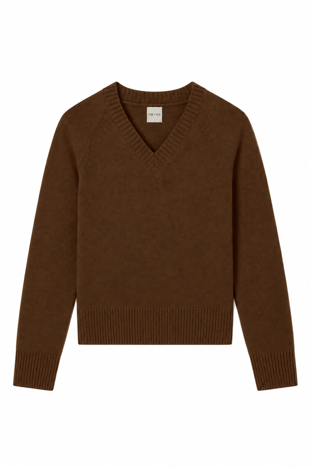 Amalia Cashmere Sweater | Umber