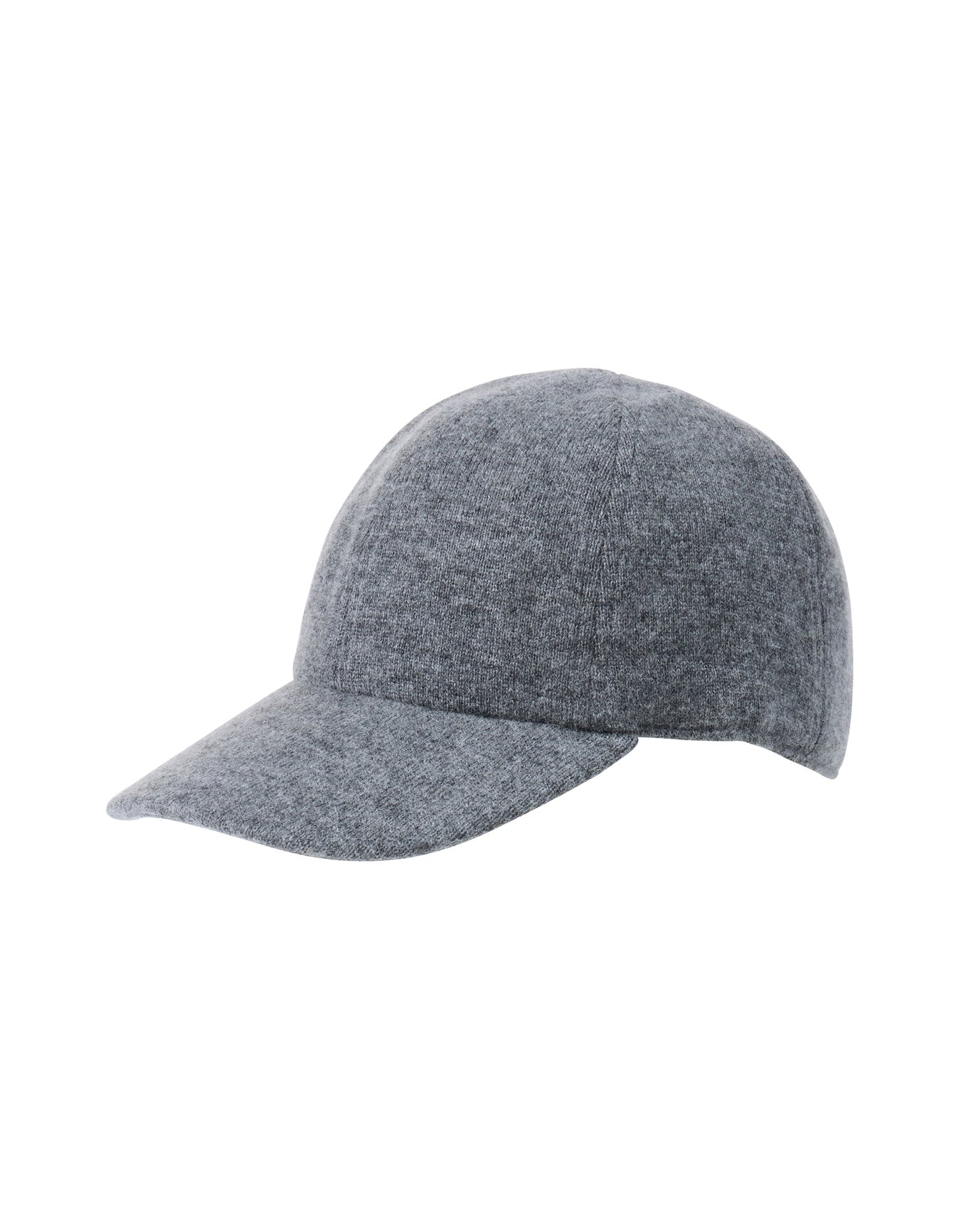 Amicale Cashmere | Women | Knite Baseball Cap | Grey