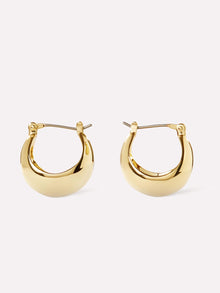 Abby Hoop Earrings | 14K Gold on Brass
